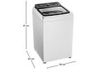Lavadora de Roupas Consul 14kg Cesto Inox 12 programas Branco CWN14AB
