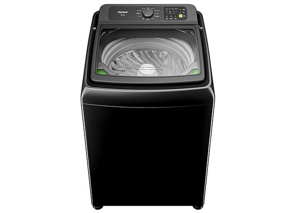 Lavadora de Roupas Consul 16kg Cesto Inox 12 Programas Cinza CWN16A9