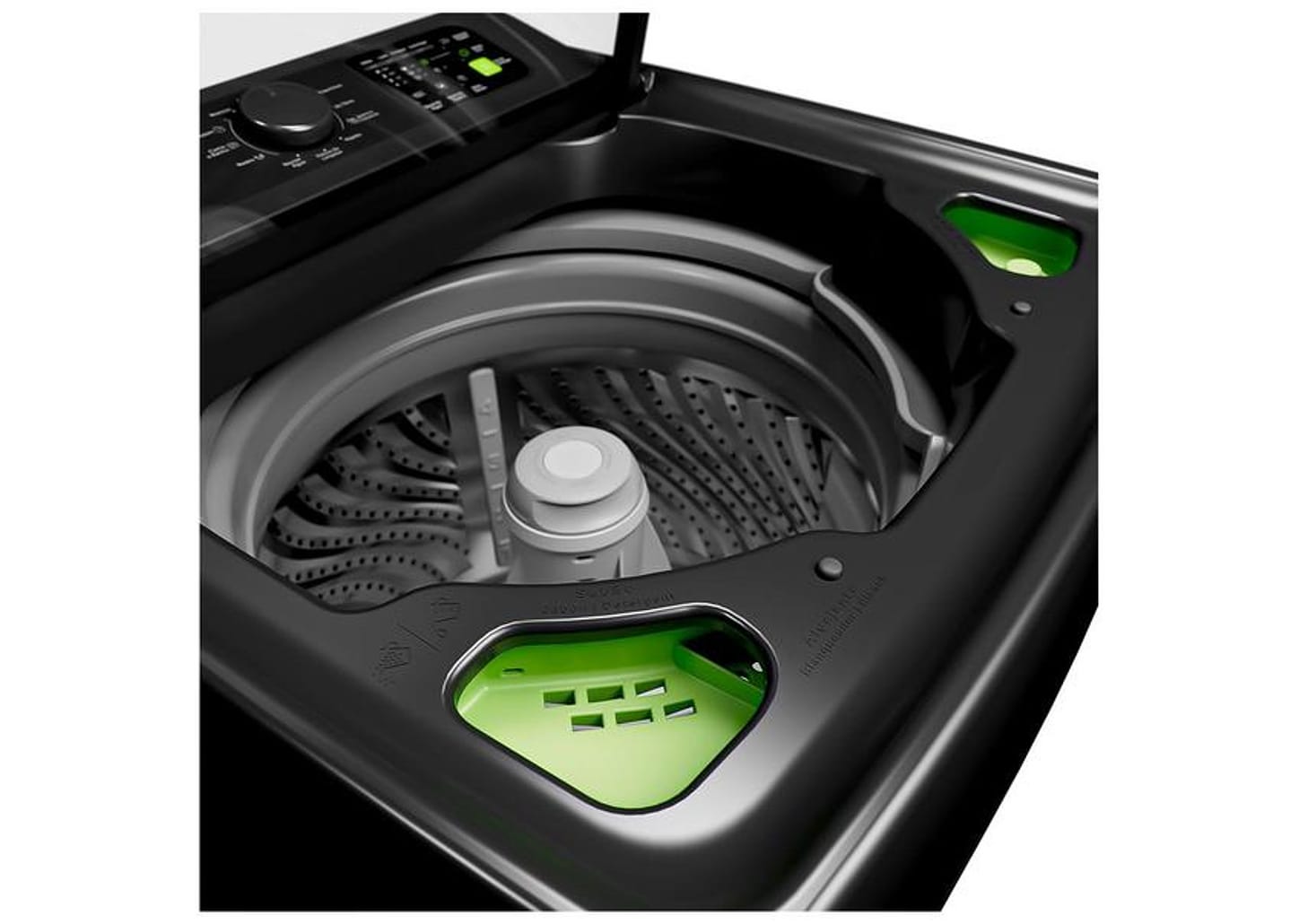 Lavadora de Roupas Consul 16kg Cesto Inox 12 Programas Cinza CWN16A9