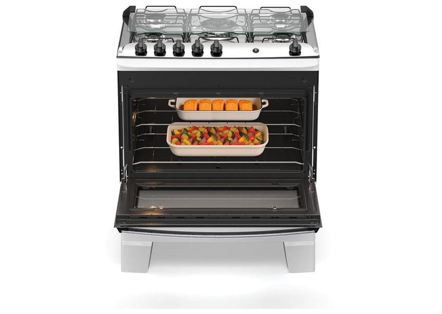 Fogão 5 Bocas Atlas Branco Agile