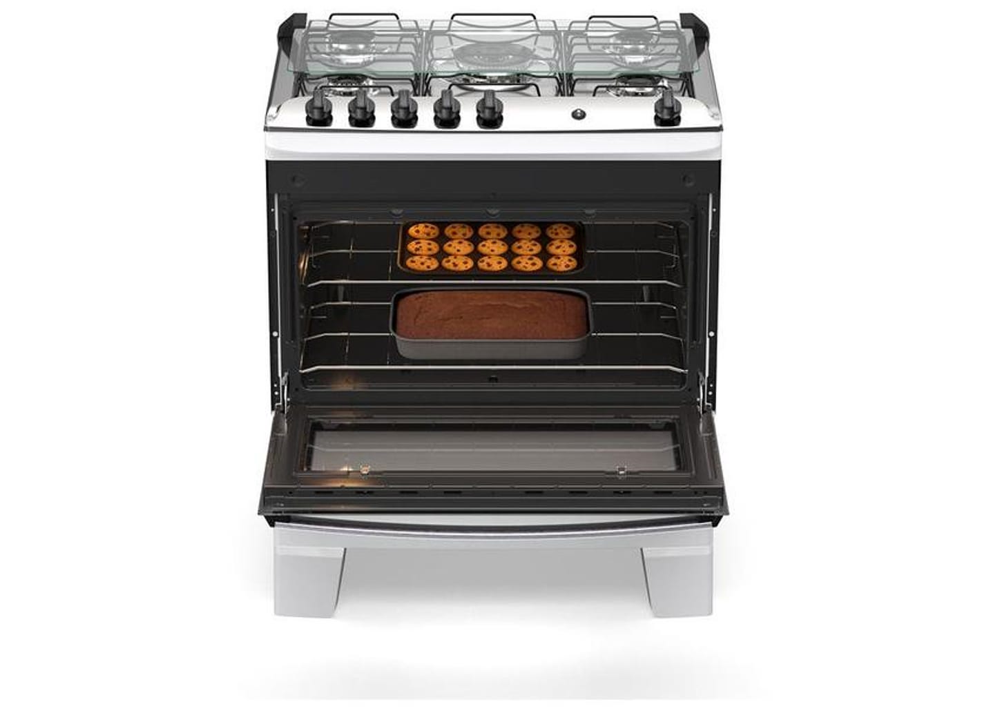 Fogão 5 Bocas Atlas Branco Agile