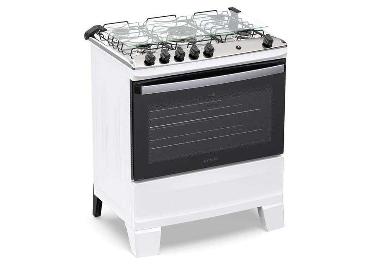 Fogão 5 Bocas Atlas Branco Agile