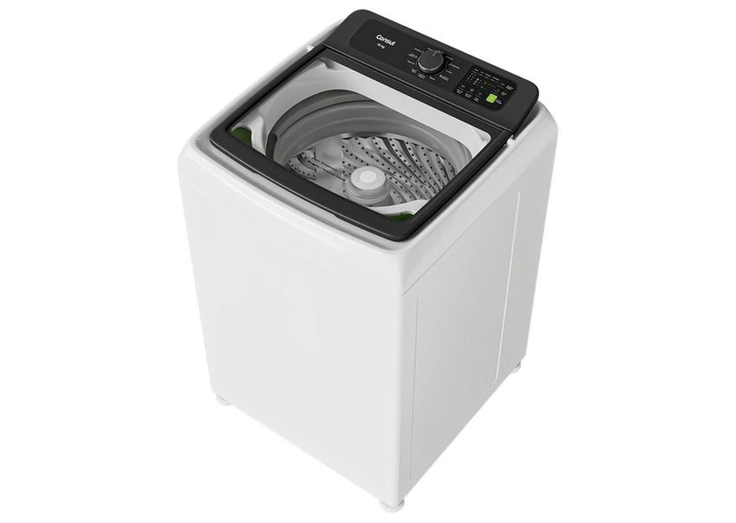 Lavadora de Roupas Consul 16kg Cesto Inox 12 programas Branco CWN16AB