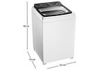 Lavadora de Roupas Consul 16kg Cesto Inox 12 programas Branco CWN16AB
