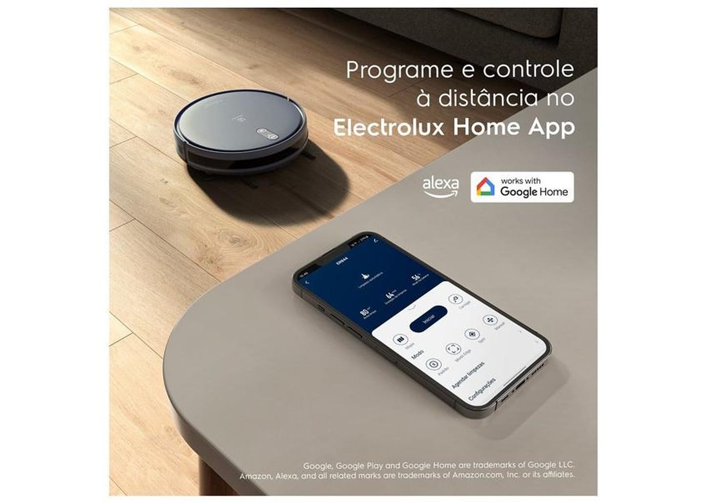 Robô Aspirador de Pó 4 em 1 Electrolux Experience ERB44 100W 3016AEG0001
