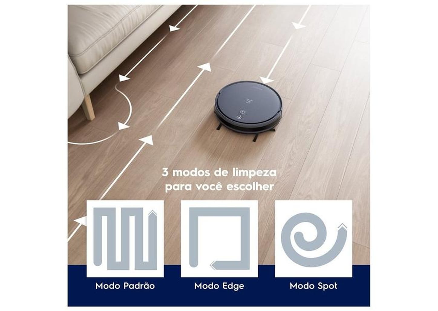 Robô Aspirador de Pó 4 em 1 Electrolux Experience ERB44 100W 3016AEG0001