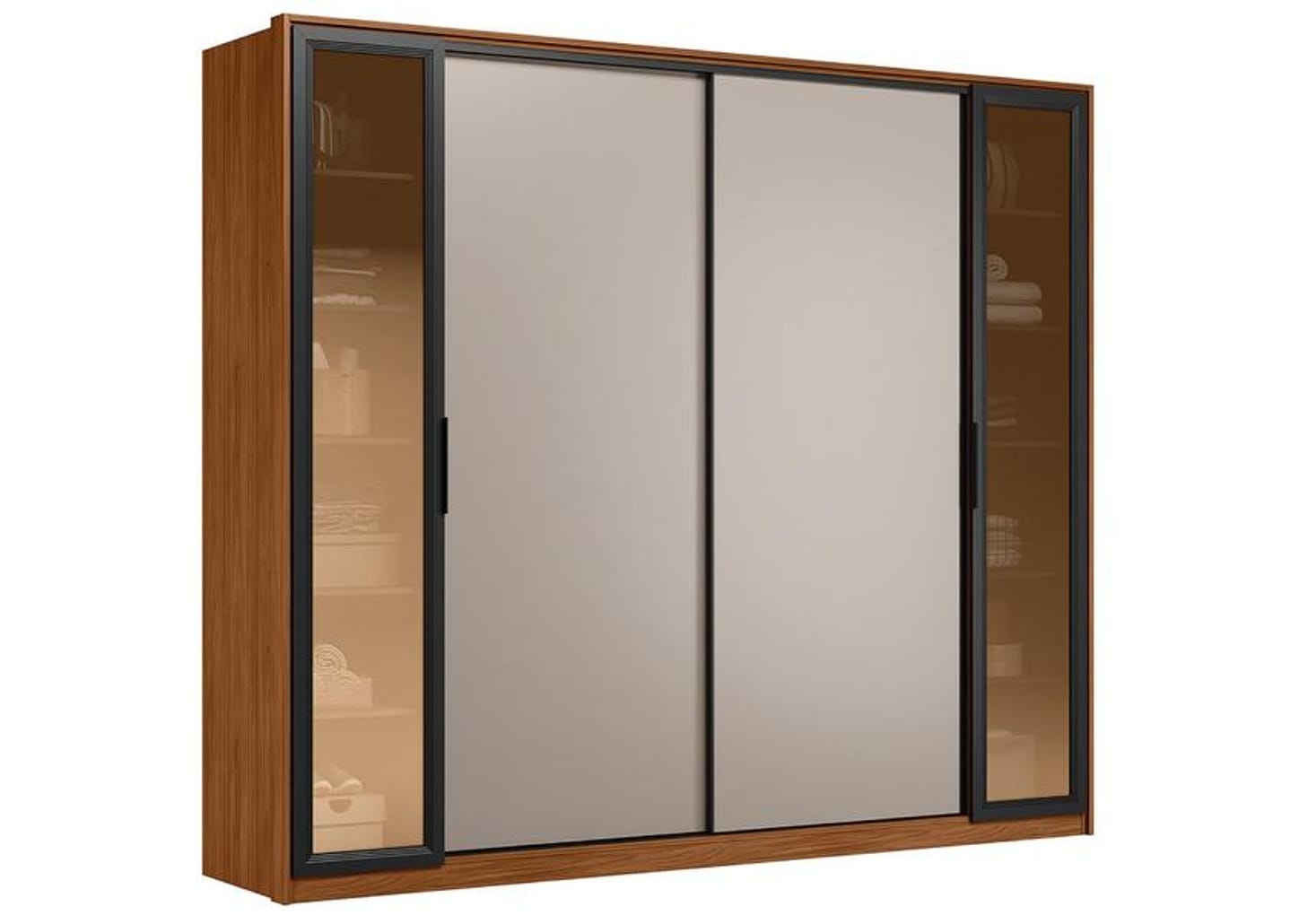 Guarda-roupa Casal 4 Gavetas 4 Portas Demobile Laredo