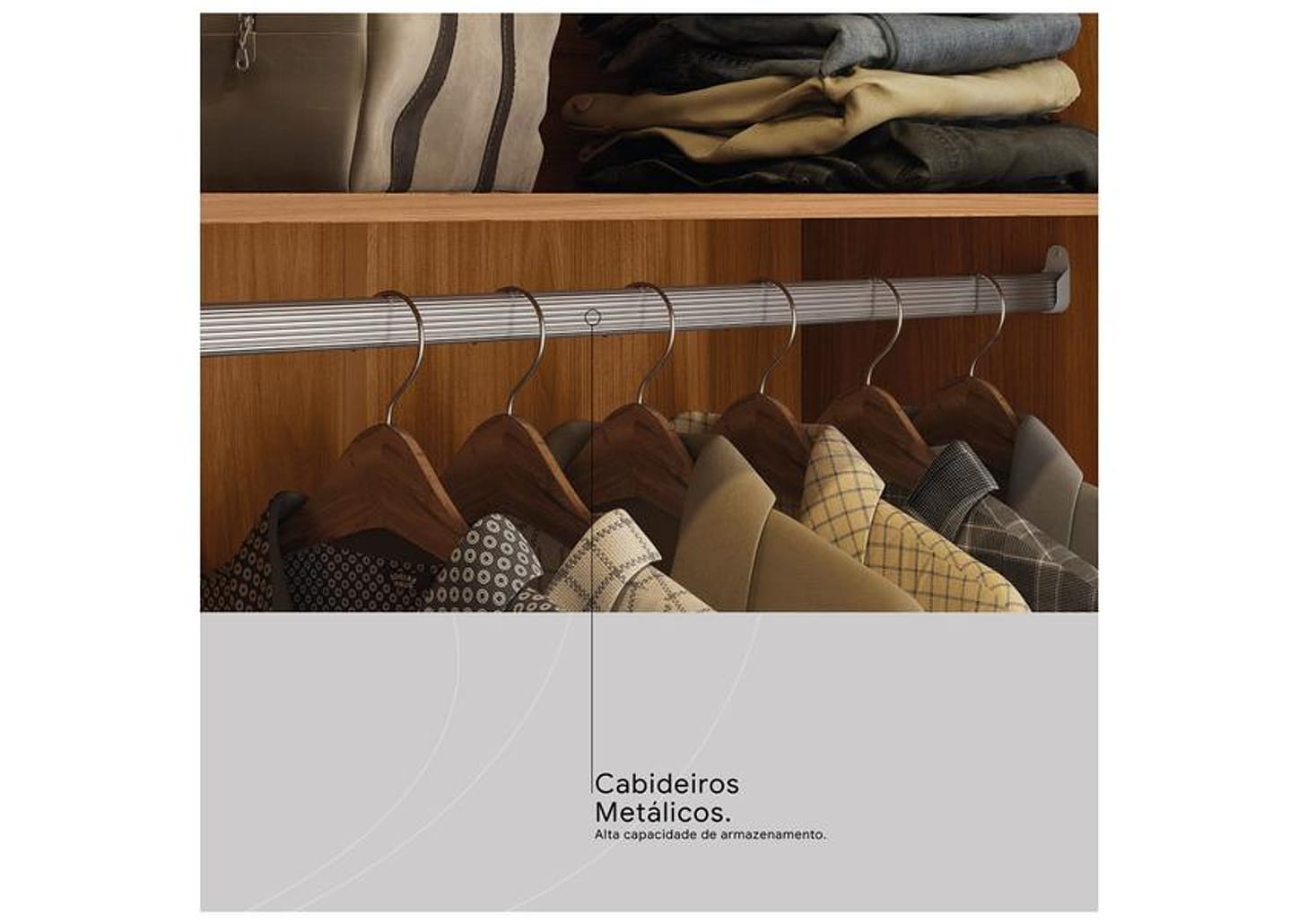 Guarda-roupa Casal 4 Gavetas 4 Portas Demobile Laredo