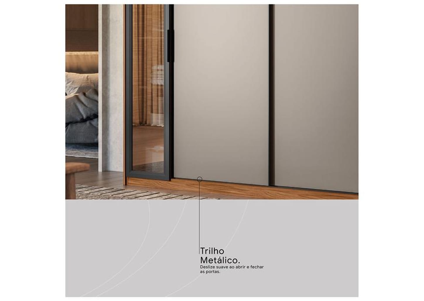 Guarda-roupa Casal 4 Gavetas 4 Portas Demobile Laredo