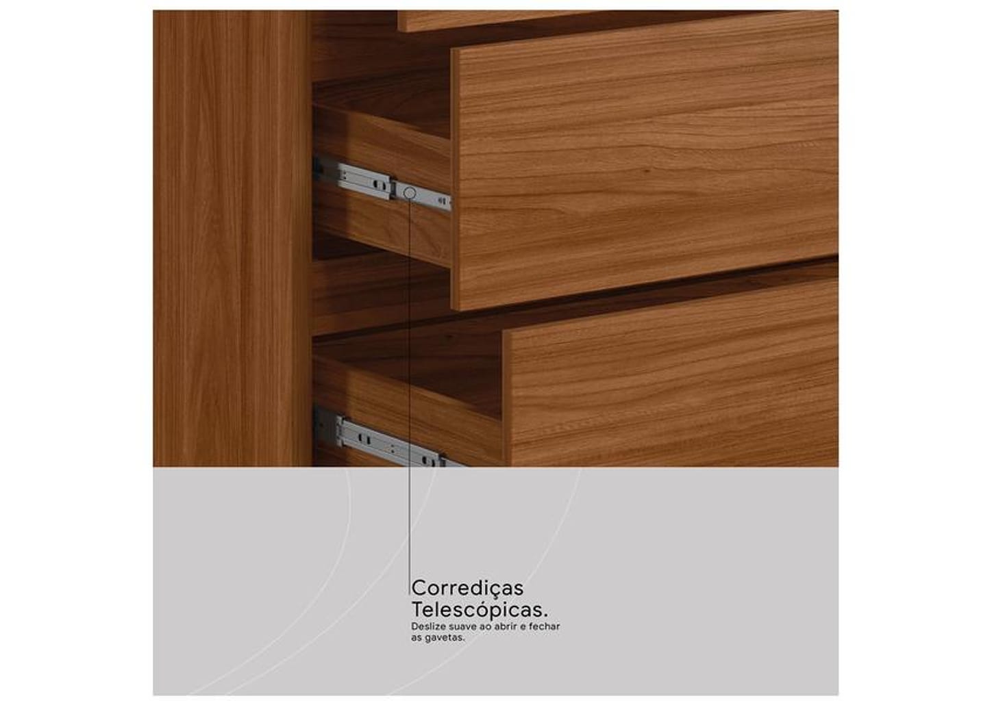 Guarda-roupa Casal 4 Gavetas 4 Portas Demobile Laredo