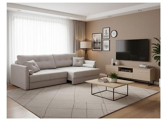 Sofá 3 Lugares Retrátil Reclinável Linho Urban Next Sofás