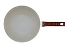 Panela Wok Multiflon de Alumínio Antiaderente Petra Bege 28cm