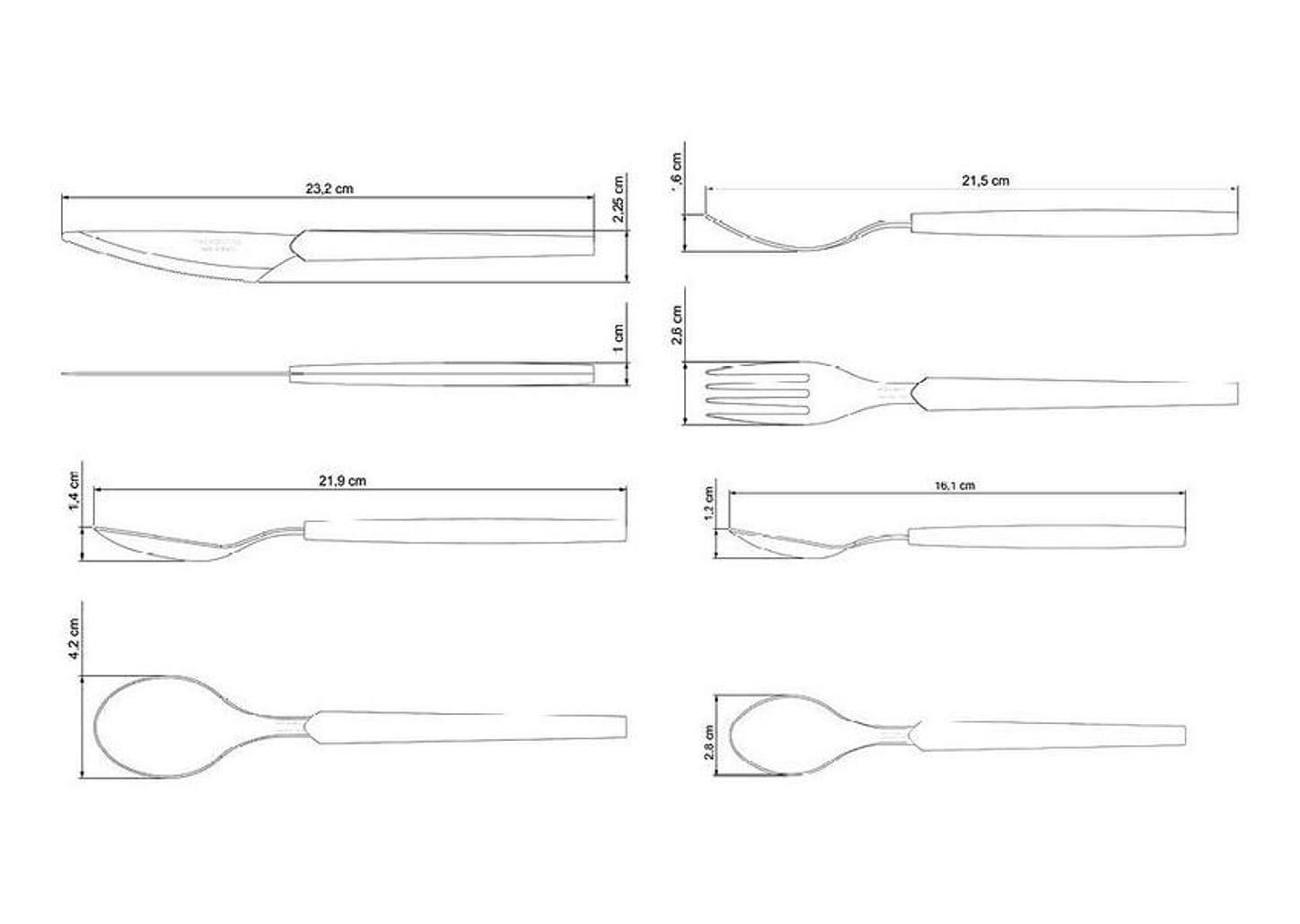 Faqueiro Tramontina Inox 24 Peças Obelline