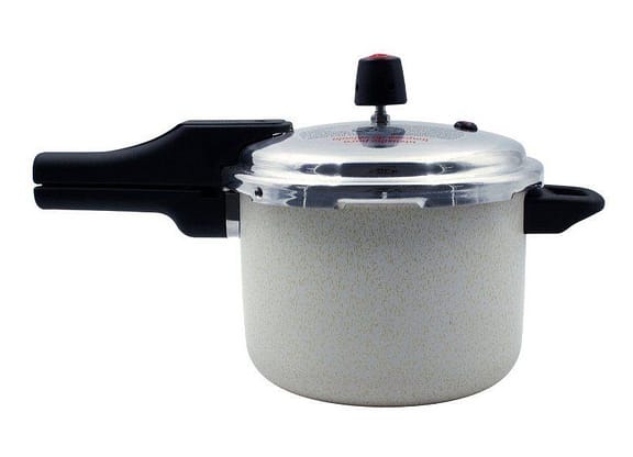 Panela de Pressão Multiflon 4,5L Antiaderente Bege Petra