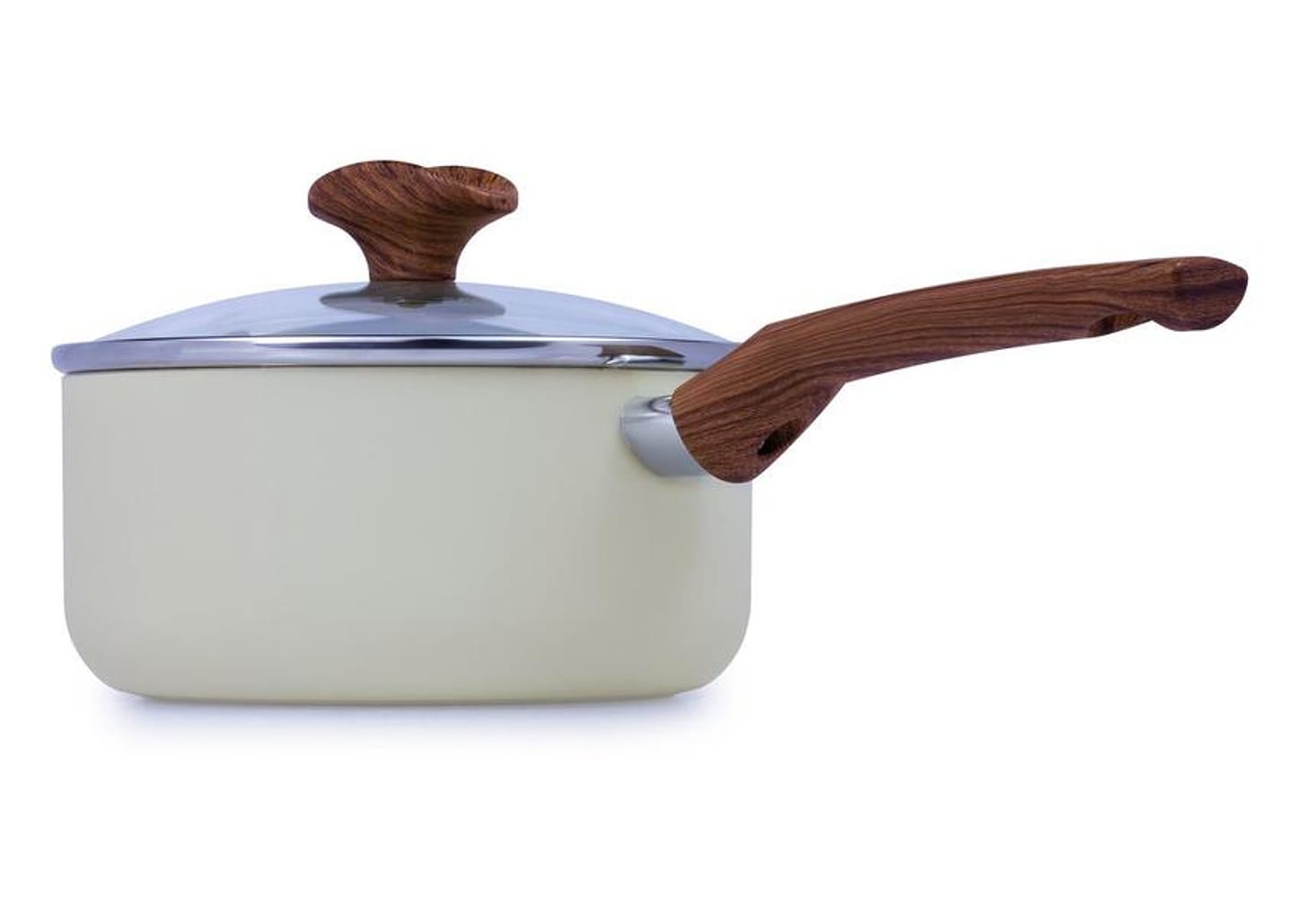 Panela Multiflon Antiaderente de Alumínio Bege 18cm 1,9L Capadócia