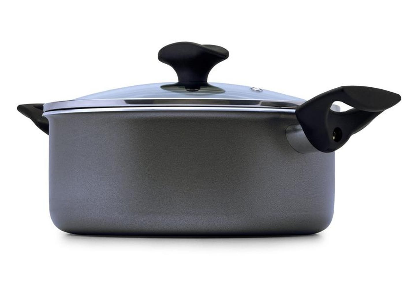 Caçarola Multiflon Antiaderente 22cm 3,4L Grafite Petra+