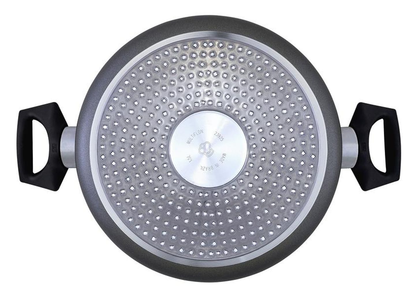 Caçarola Multiflon Antiaderente 22cm 3,4L Grafite Petra+