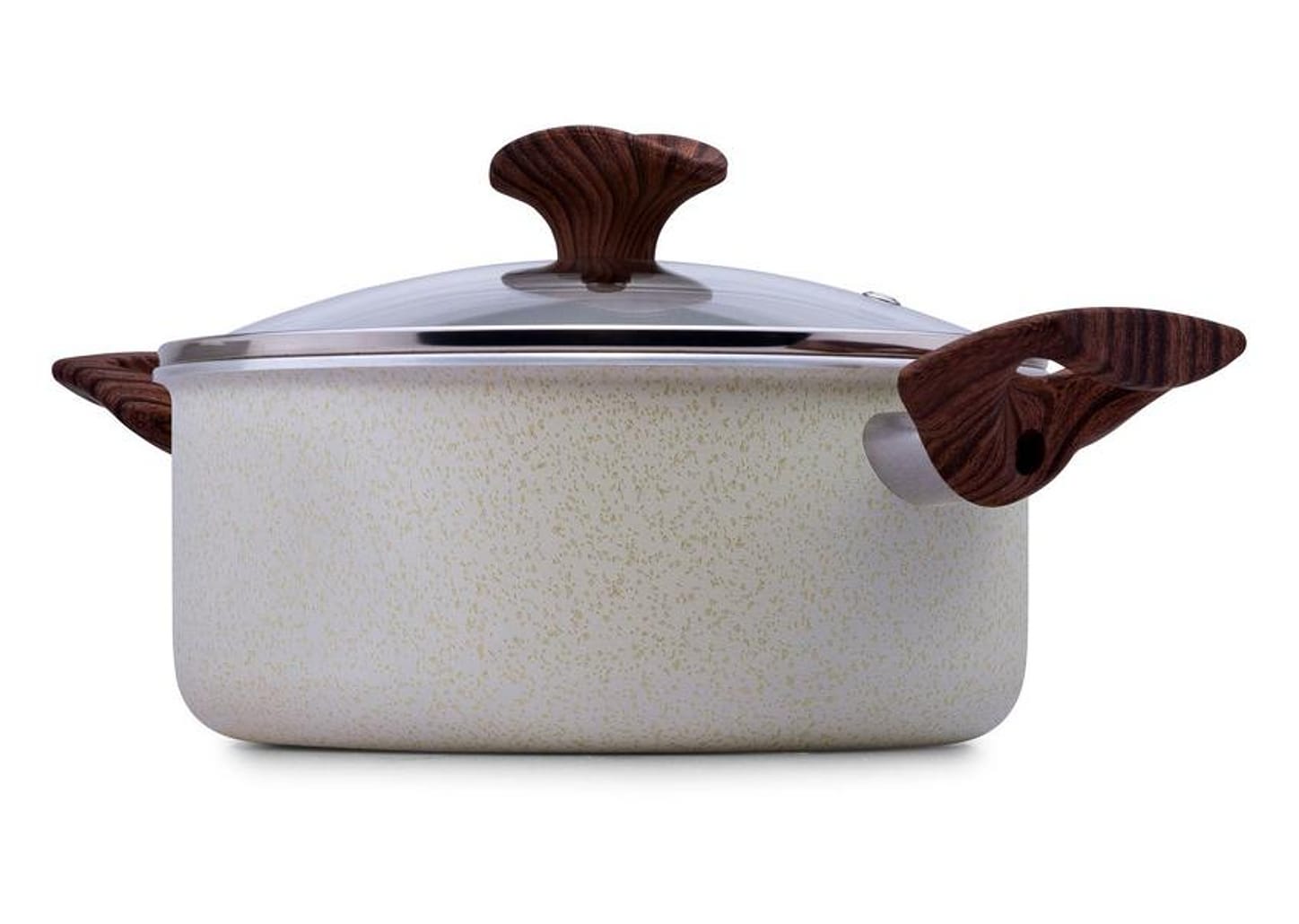 Caçarola Multiflon Antiaderente 24cm 4,7L Bege Petra