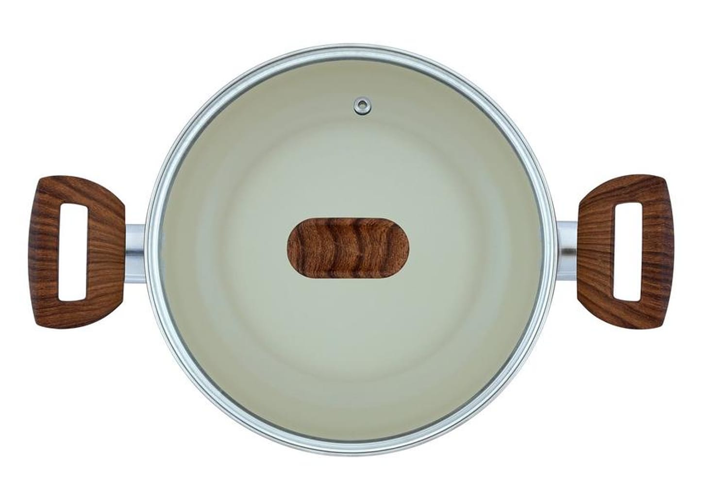 Caçarola Multiflon Antiaderente Cerâmico 22cm 3,1L Bege Capadócia