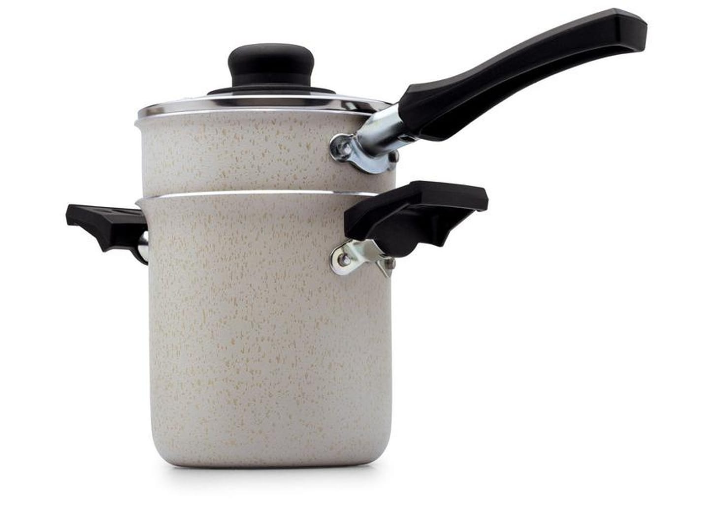 Cuscuzeira Multiflon de Alumínio Antiaderente Ekó 450ml 10cm 3 Peças