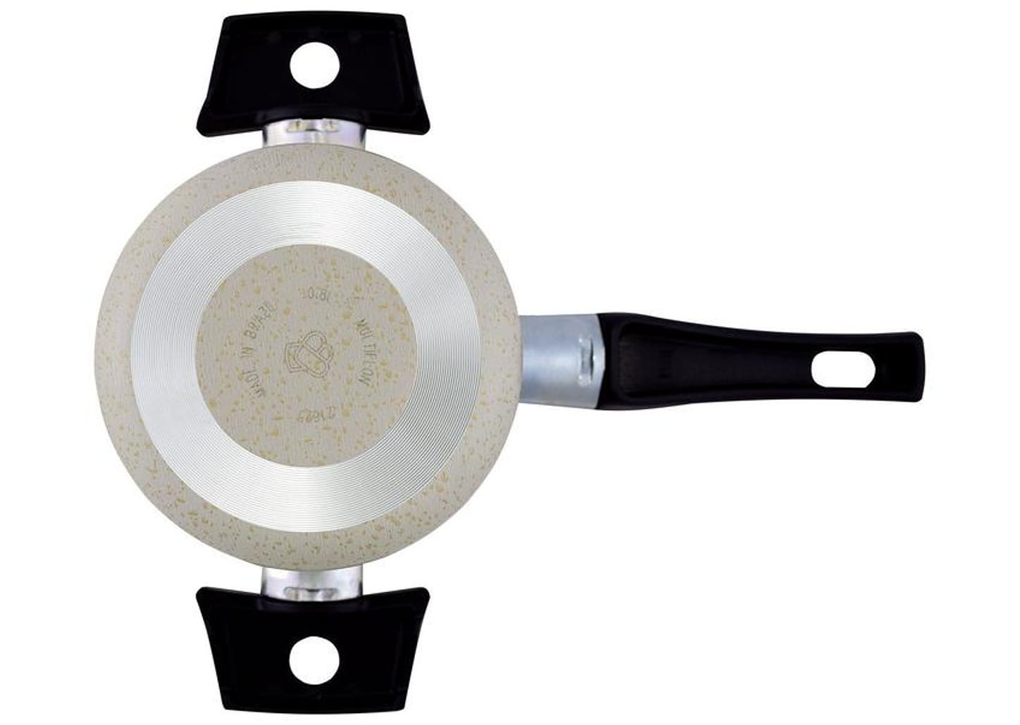 Cuscuzeira Multiflon de Alumínio Antiaderente Ekó 450ml 10cm 3 Peças