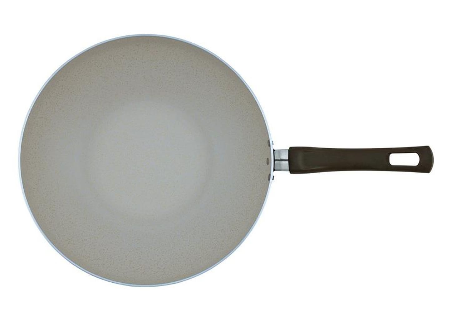 Panela Wok Multiflon de Alumínio Antiaderente Ekó Bege 28cm