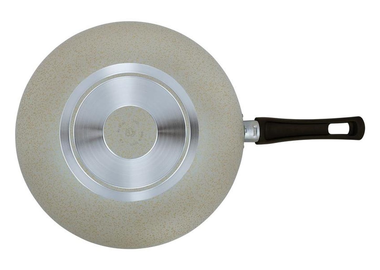 Panela Wok Multiflon de Alumínio Antiaderente Ekó Bege 28cm