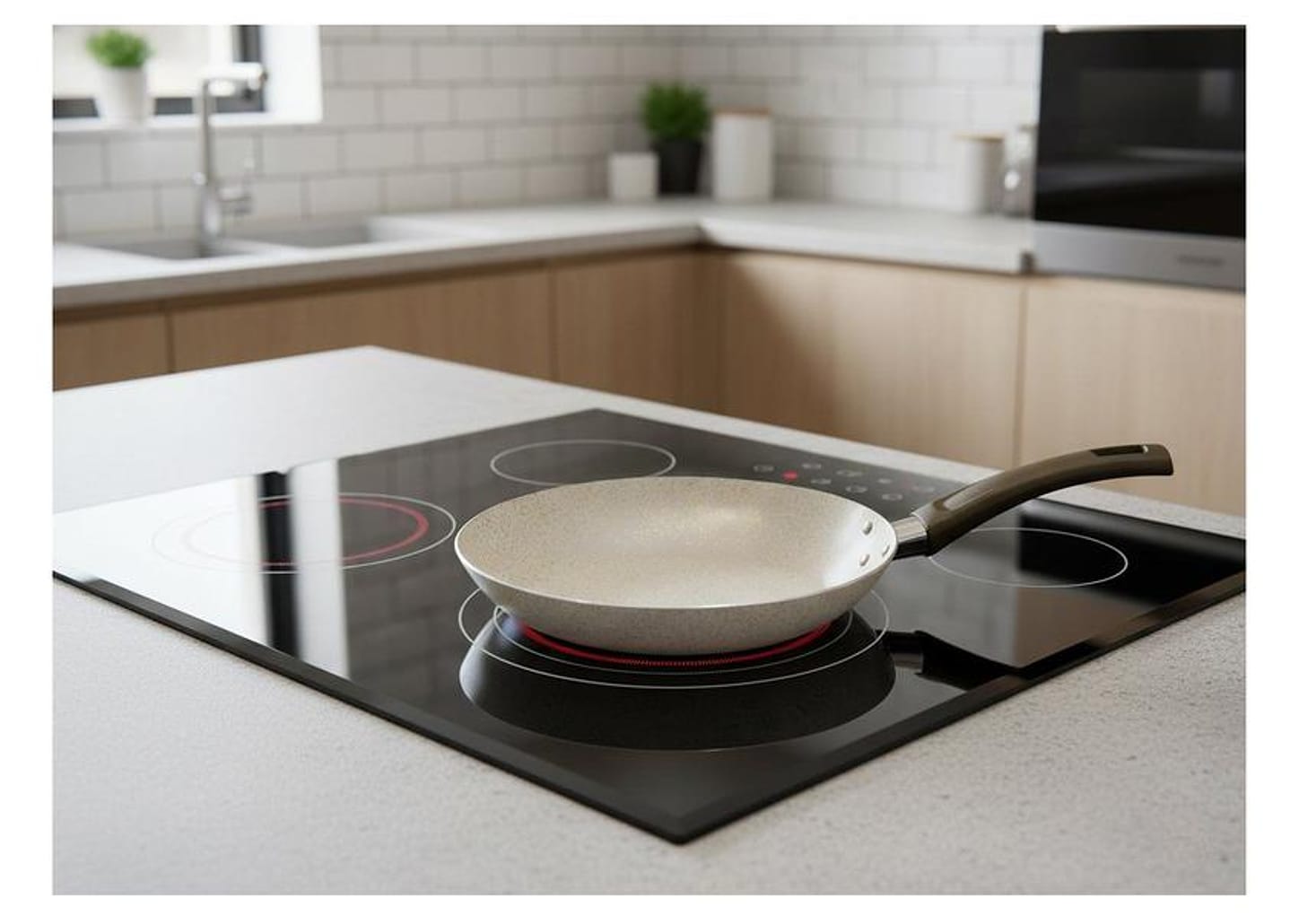 Frigideira Antiaderente Multiflon de Alumínio Ekó Bege 20cm