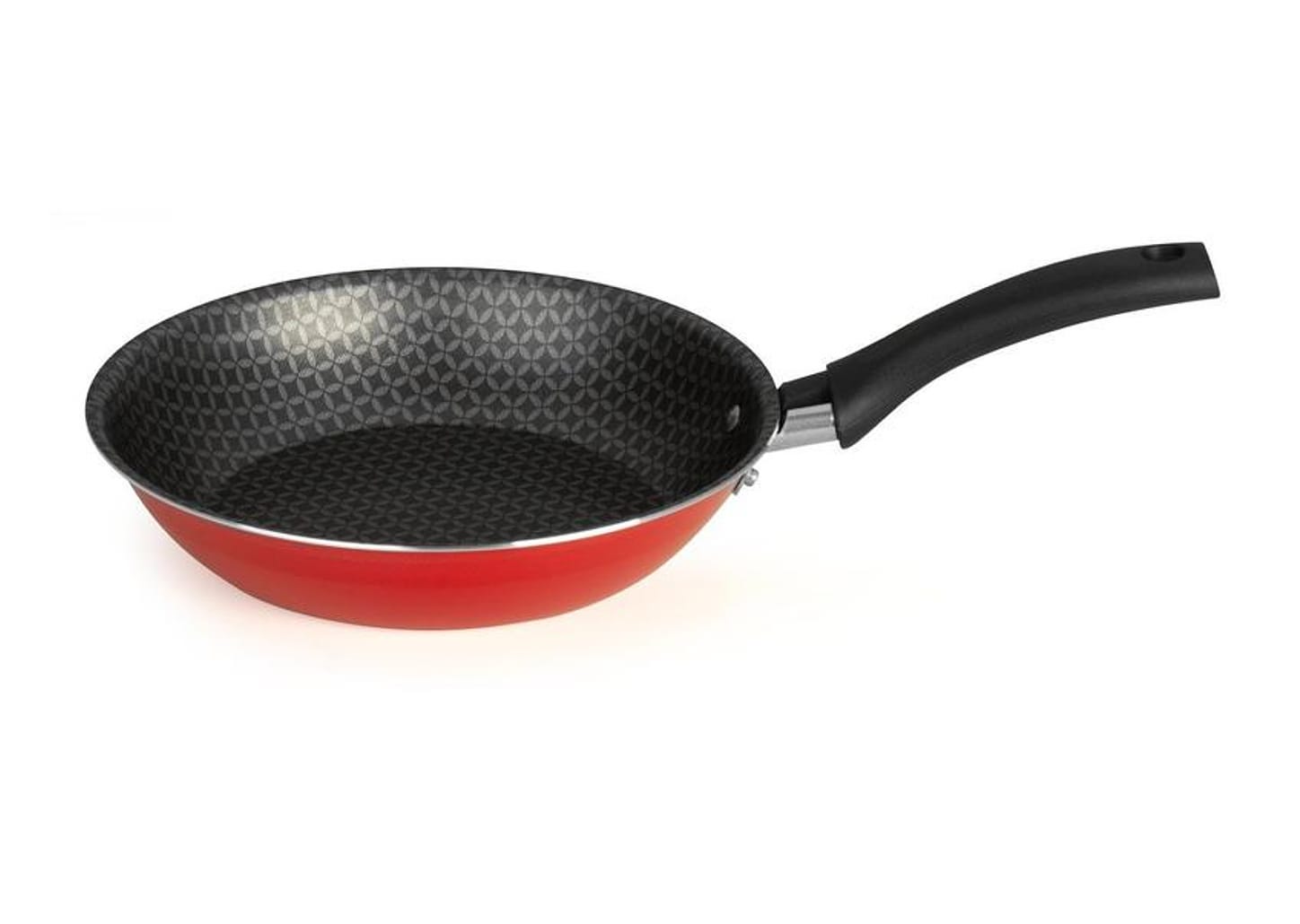 Conjunto de Frigideiras Antiaderente Multiflon Essencial Vermelho 3 Peças