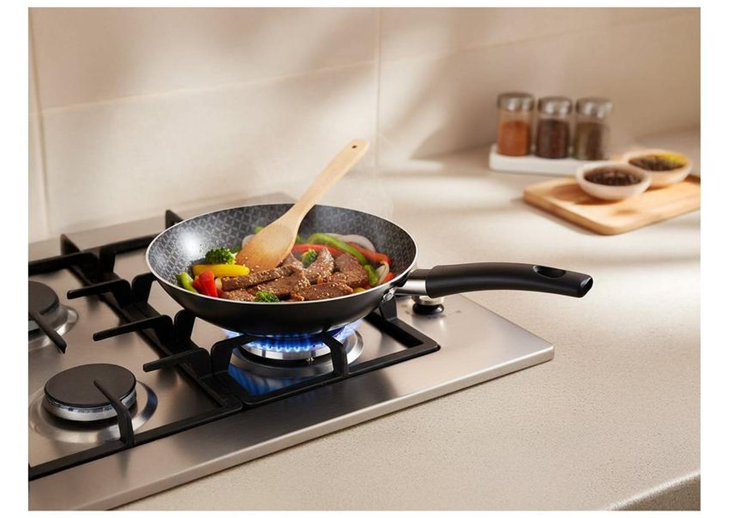 Frigideira Antiaderente Multiflon de Alumínio Gourmet Cinza 26cm