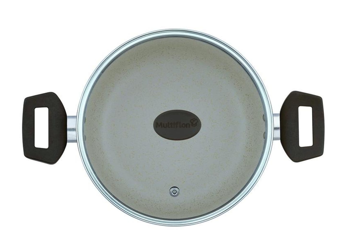 Caçarola Multiflon Antiaderente 24cm 5L Bege Ekó