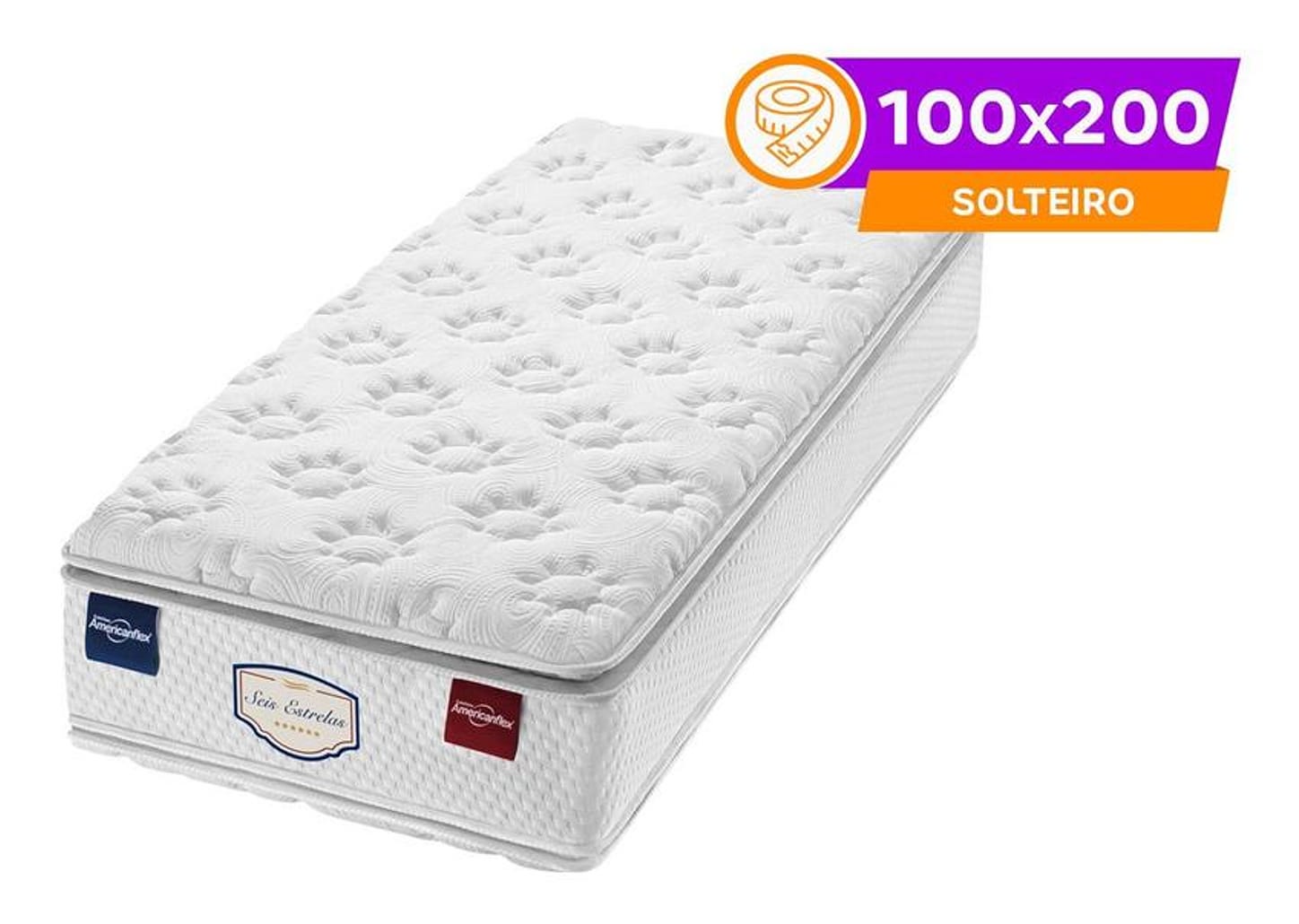 Colchão Solteiro Americanflex de Espuma D45 24x100x200cm Clinoflex Bambu