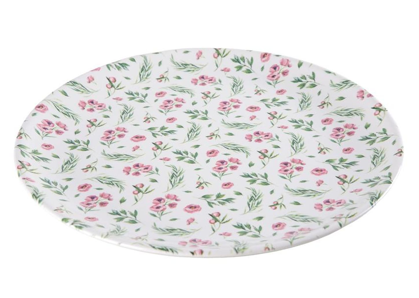 Aparelho de Jantar e Chá 30 Peças Alleanza Redondo Cerâmica Faiança Rosa