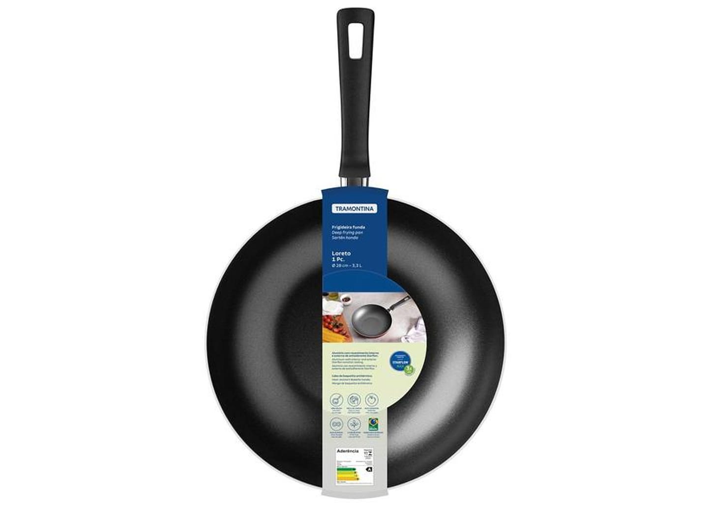 Frigideira Antiaderente Starflon Max Tramontina Alumínio Loreto Grafite 28cm