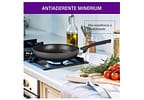 Frigideira Antiaderente Rochedo de Alumínio Stone Pro Preto e Cinza 26cm