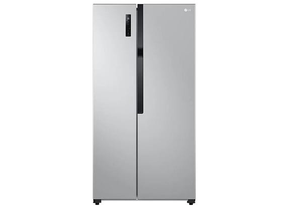 Geladeira/Refrigerador LG Frost Free Side by Side Prata 509L GC-B187PQAL