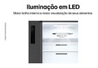 Geladeira/Refrigerador LG Frost Free Side by Side Prata 509L GC-B187PQAL