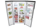 Geladeira/Refrigerador LG Frost Free Side by Side Prata 509L GC-B187PQAL