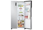 Geladeira/Refrigerador LG Frost Free Side by Side Prata 509L GC-B187PQAL