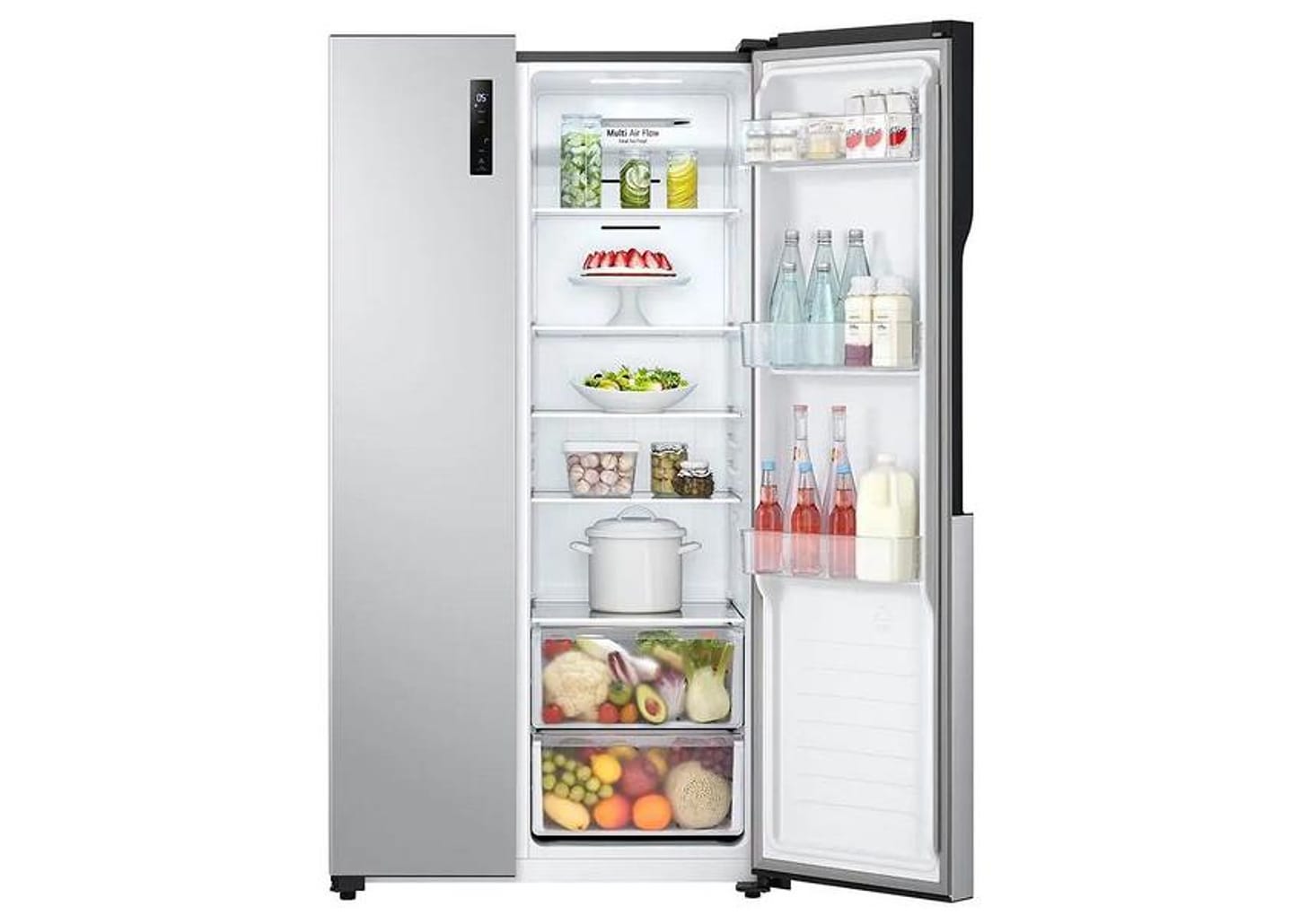 Geladeira/Refrigerador LG Frost Free Side by Side Prata 509L GC-B187PQAL