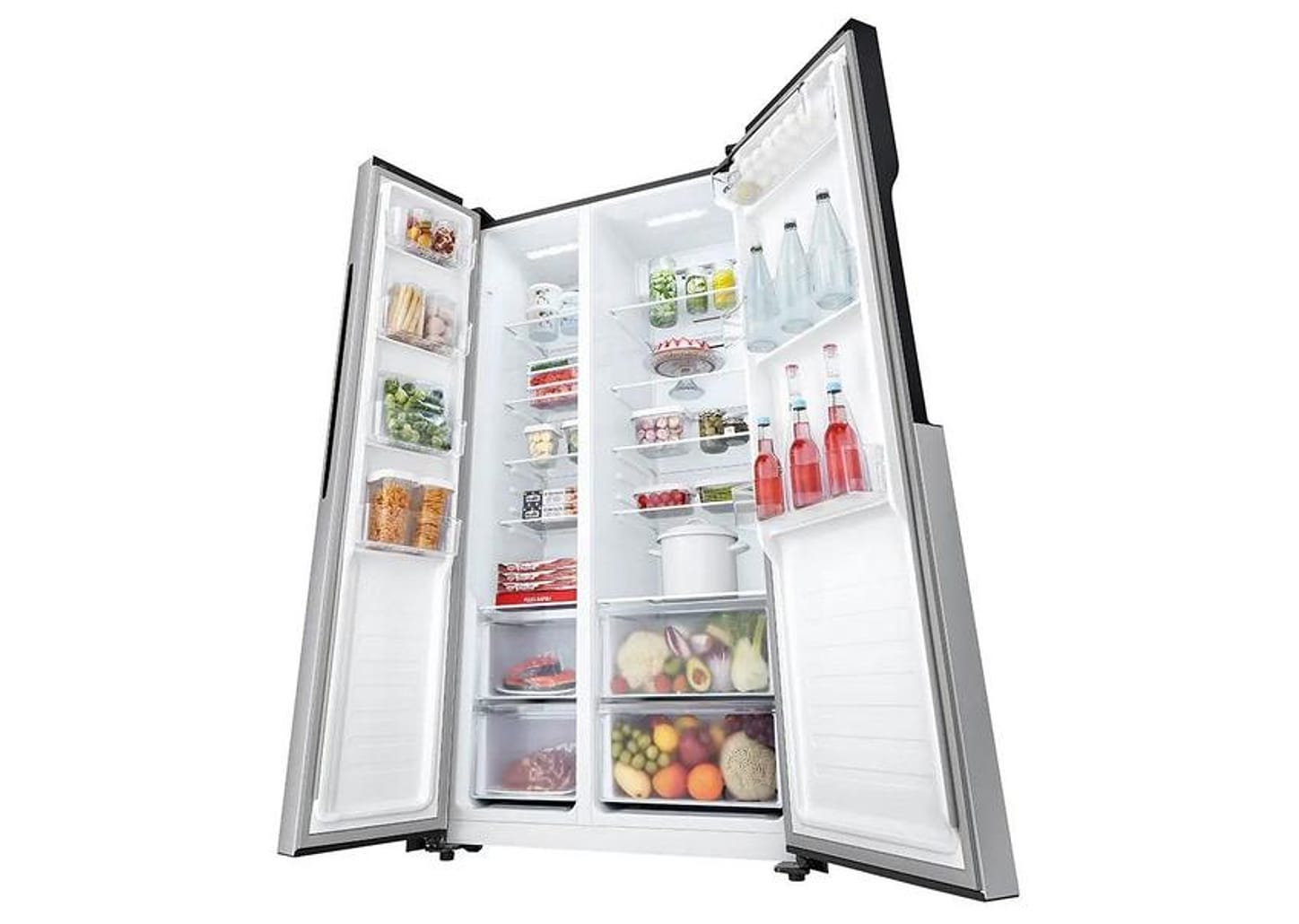 Geladeira/Refrigerador LG Frost Free Side by Side Prata 509L GC-B187PQAL