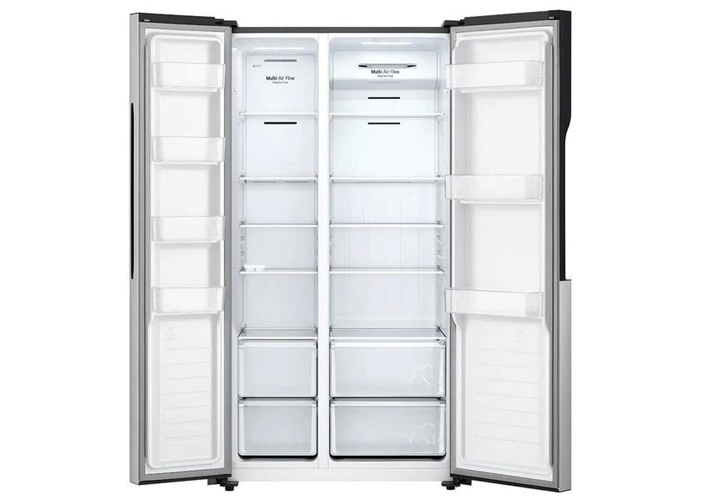 Geladeira/Refrigerador LG Frost Free Side by Side Prata 509L GC-B187PQAL