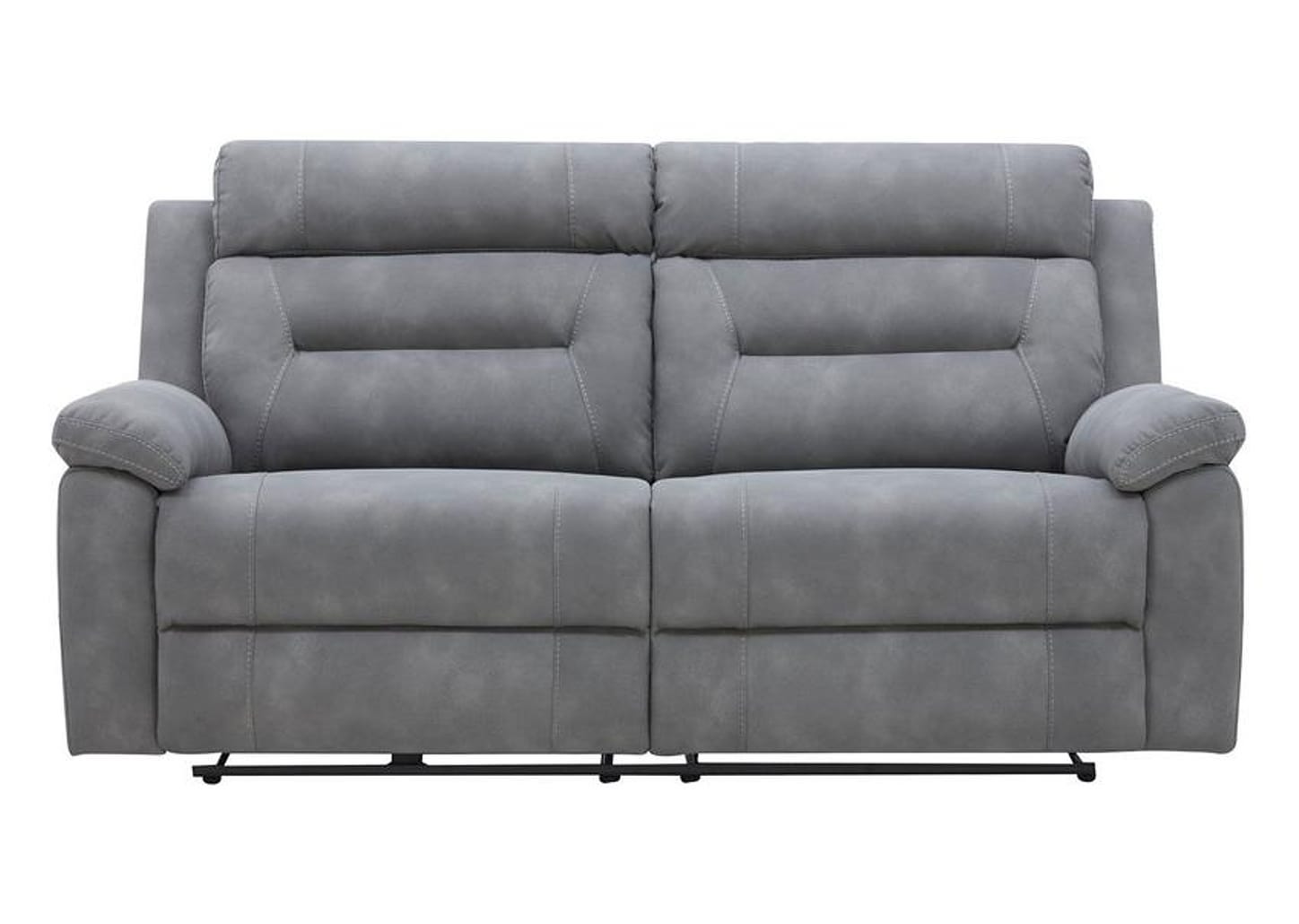 Sofá 3 Lugares Retrátil Reclinável Elétrico Poliéster e PU Molas Ensacadas Mova Caemmun