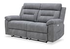 Sofá 2 Lugares Retrátil Reclinável Elétrico Poliéster e PU Molas Ensacadas Mova Caemmun