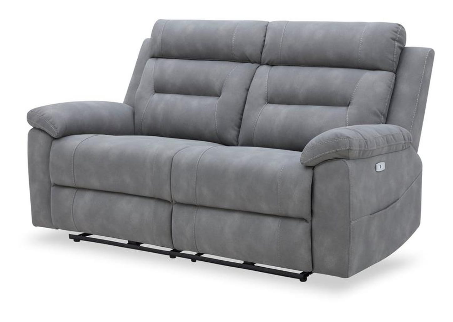 Sofá 2 Lugares Retrátil Reclinável Elétrico Poliéster e PU Molas Ensacadas Mova Caemmun