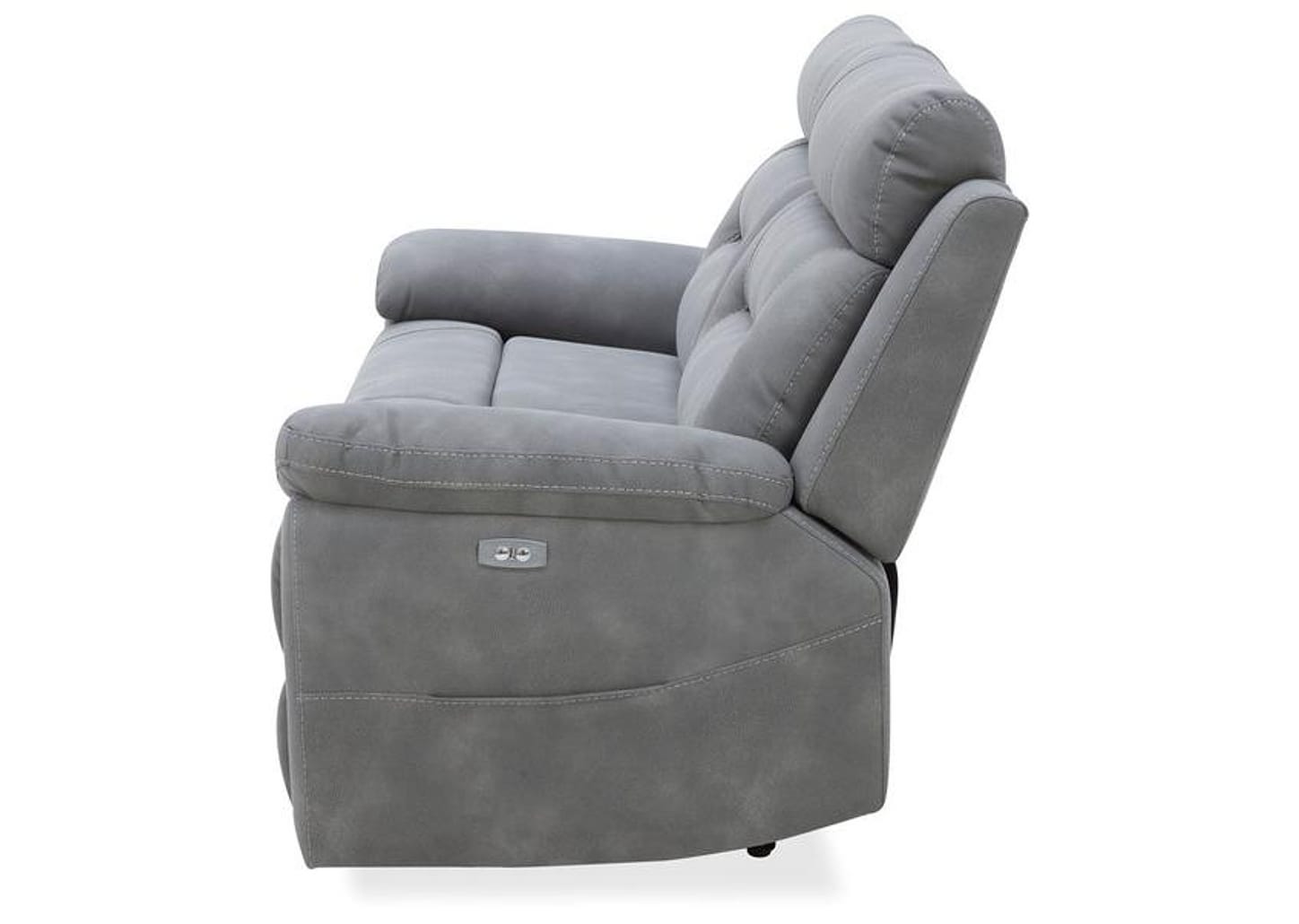 Sofá 2 Lugares Retrátil Reclinável Elétrico Poliéster e PU Molas Ensacadas Mova Caemmun