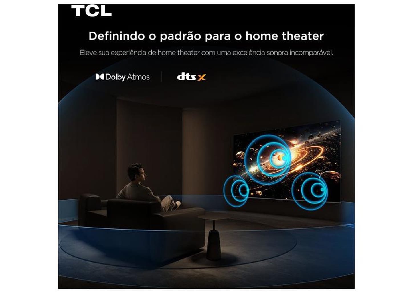 Smart TV 50" TCL 4K UHD MiniLED C6KS 50C6KS Google TV 2025