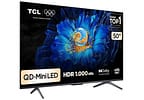 Smart TV 50" TCL 4K UHD MiniLED C6KS 50C6KS Google TV 2025