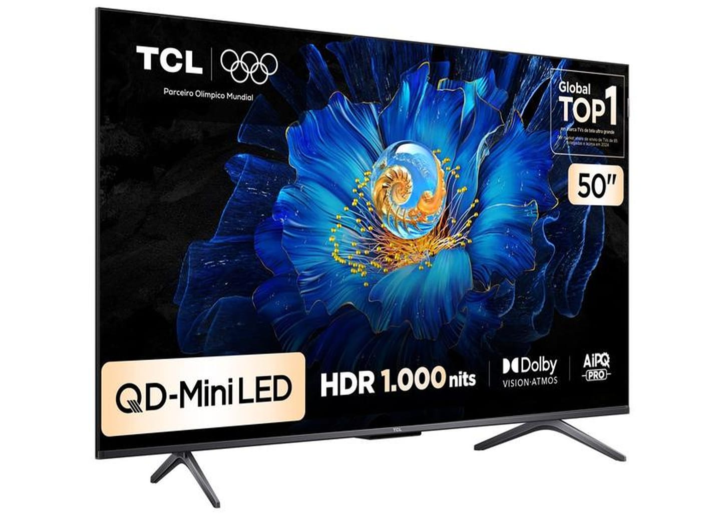 Smart TV 50" TCL 4K UHD MiniLED C6KS 50C6KS Google TV 2025