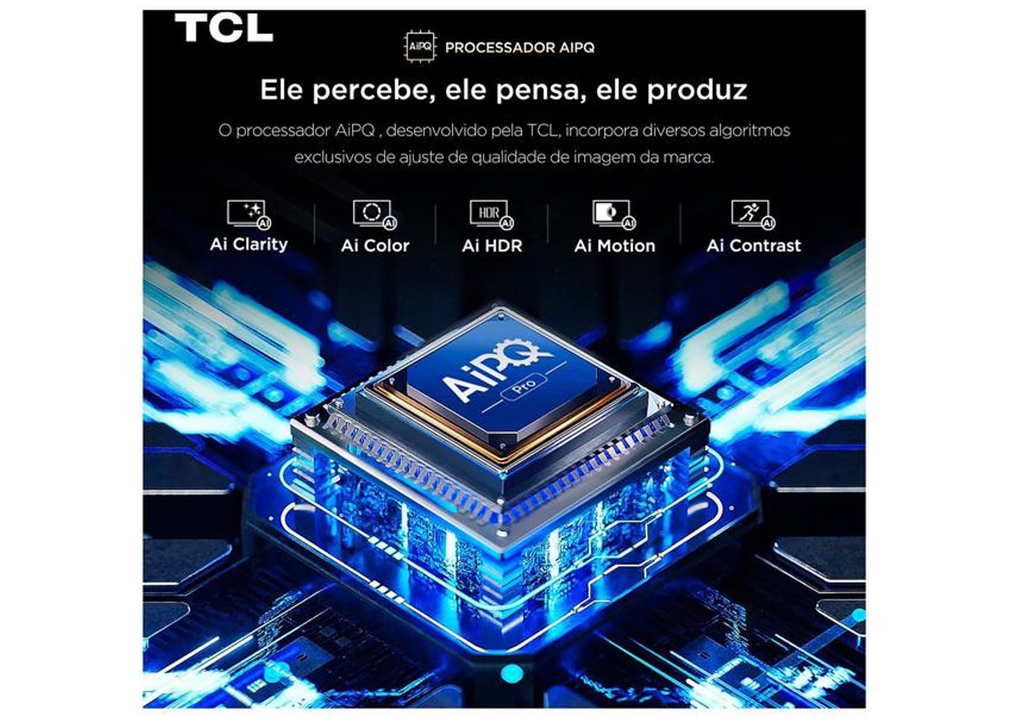 Smart TV 50" TCL 4K UHD MiniLED C6KS 50C6KS Google TV 2025